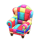 Patchwork Chair (Vivid) NH Icon.png