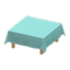 Table With Cloth (Light Blue)