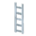 Wooden ladder set-up kit's White variant