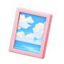 Framed Photo (Pink - Ocean Photo) NH Icon.png