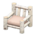 Log chair's White birch variant