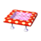 Polka-Dot Table (Red and White - Peach Pink) NL Model.png