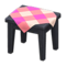 Wooden Mini Table (Black - Pink) NH Icon.png