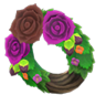 dark rose wreath