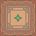 Texture of ornate rug