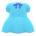 Pintuck-Pleated Dress's Light Blue variant