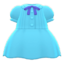 Pintuck-Pleated Dress (Light Blue) NH Icon.png