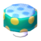 Polka-Dot Stool (Melon Float - Soda Blue) NL Model.png