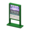 Poster Stand (Green - Concert) NH Icon.png