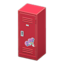 Upright Locker (Red - Cute)