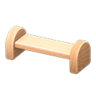 wooden-block bench