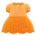 Floral Lace Dress's Orange variant