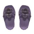 Flower Sandals (Black) NH Icon.png