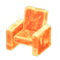 Frozen Chair (Ice Orange) NH Icon.png