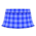 Gingham picnic skirt's Blue variant