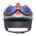 Helmet with goggles's Red variant