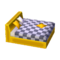 Modern Bed (Yellow Tone - Gray Plaid) NL Model.png