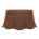 Pleather flare skirt's Brown variant