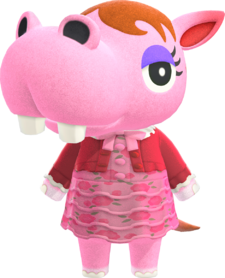 Artwork of Bitty the Hippo