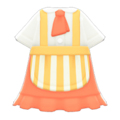 Café-Uniform Dress (Orange) NH Icon.png