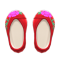 Embroidered Shoes (Red) NH Icon.png