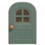 Gray Windowed Door (Round) NH Icon.png