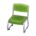 Meeting-room chair's Green variant