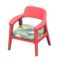 Nordic Chair (Red - Triangles) NH Icon.png