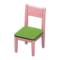 Simple Chair (Pink - Green) NH Icon.png