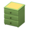 Simple Small Dresser (Green - Yellow) NH Icon.png
