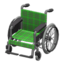 Wheelchair (Green Plaid)