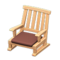 Artful Chair (Light Wood - Azuki Red) NH Icon.png
