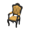 Elegant Chair (Black - Gold Diamonds) NH Icon.png