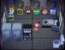 Chief's house interior in Animal Crossing
