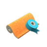 orange wrapping paper