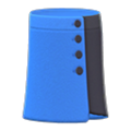 Buttoned Wraparound Skirt (Blue) NH Storage Icon.png