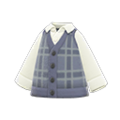 Checkered Sweater Vest (Gray) NH Storage Icon.png