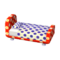 Polka-Dot Bed (Red and White - Grape Violet) NL Model.png