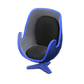 Artsy Chair (Blue - Black) NH Icon.png
