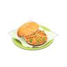 carrot bagel sandwich