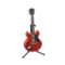 Electric Guitar (Dark Red - Familiar Logo) NH Icon.png