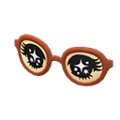 Funny Glasses (Brown) NH Storage Icon.png