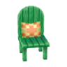green chair