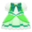 Magical dress's Green variant