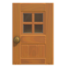 Maple Windowed Door (Rectangular) NH Icon.png