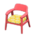 Nordic chair's Red variant
