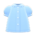 Puffy-sleeve blouse's Light blue variant