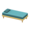 Simple Bed (Natural - Light Blue) NH Icon.png