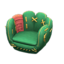 Throwback Mitt Chair (Green)