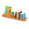 Wall-Mounted Bookshelf (Brown - Music) NH Icon.png